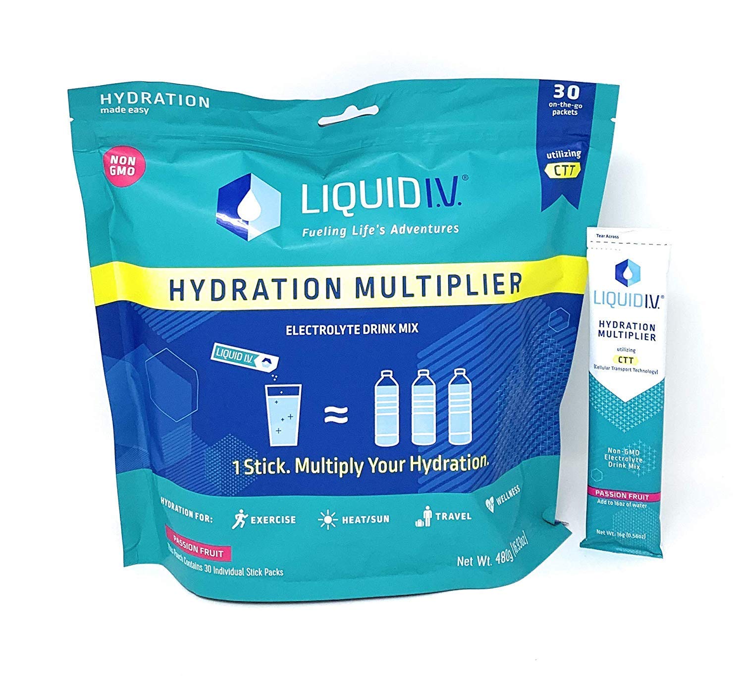 Liquid I.V Hydration Stick Pack Electrolyte Drink Mix